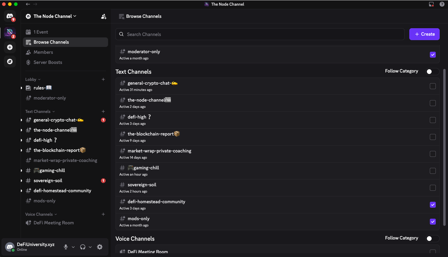 The Node Channel on Discord